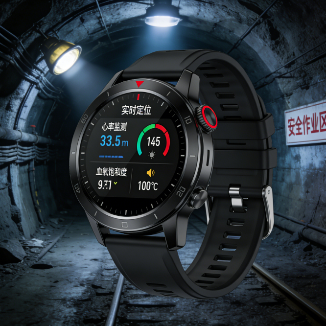 煤礦定位智能健康監(jiān)測(cè)手表,UWB高精度定位+多體征監(jiān)測(cè)